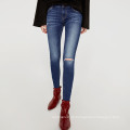 Las mujeres de moda Slim Legging Jeans Skinny Jeans Cotton Spandex Denim Jeans